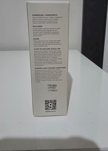 Quivis Kafein göz Serumu Kadınlar İçin - Görsel 8