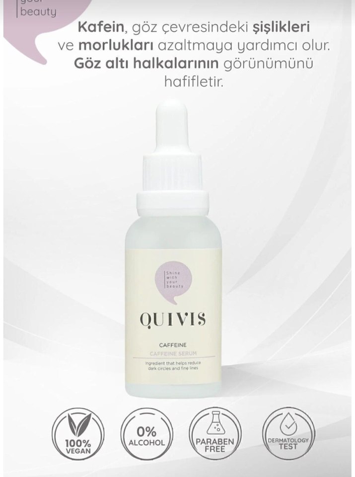 Quivis Kafein göz Serumu Kadınlar İçin - Görsel 4