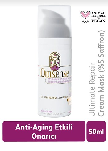 Orasense Onarici Krem Maske. Safran Özlü Yaşlanma Karşıt Yatıştı - Görsel 6
