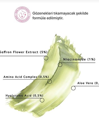 Orasense Onarici Krem Maske. Safran Özlü Yaşlanma Karşıt Yatıştı - Görsel 5