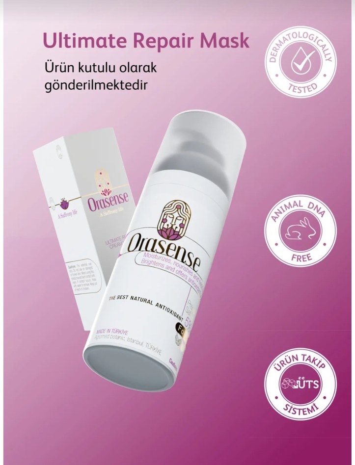 Orasense Onarici Krem Maske. Safran Özlü Yaşlanma Karşıt Yatıştı - Görsel 3