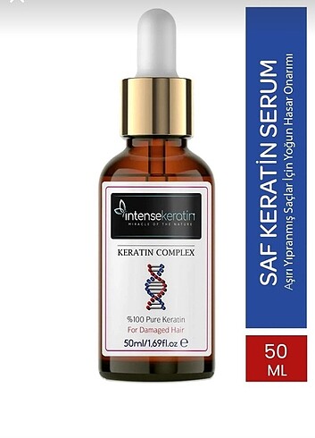 Intense Keratin Saf Keratin Serum 50 ml - Patentli Formül