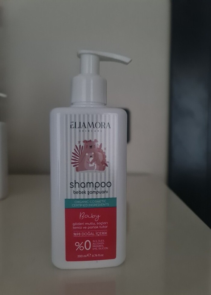 eliamora Organik Serfitikalı Bebek
Şampuanı - Görsel 3