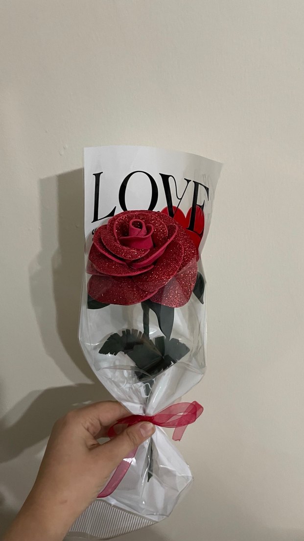 Koyu Kırmızı Gül - Görsel 2