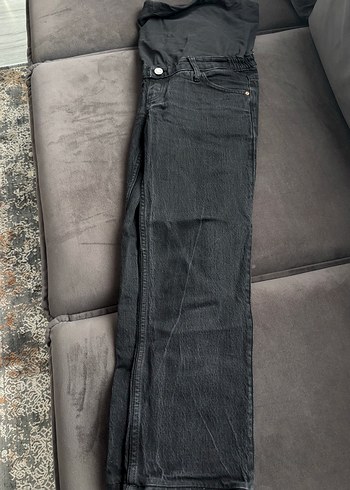 Mango Mango Gri Denim Hamile Pantolonu