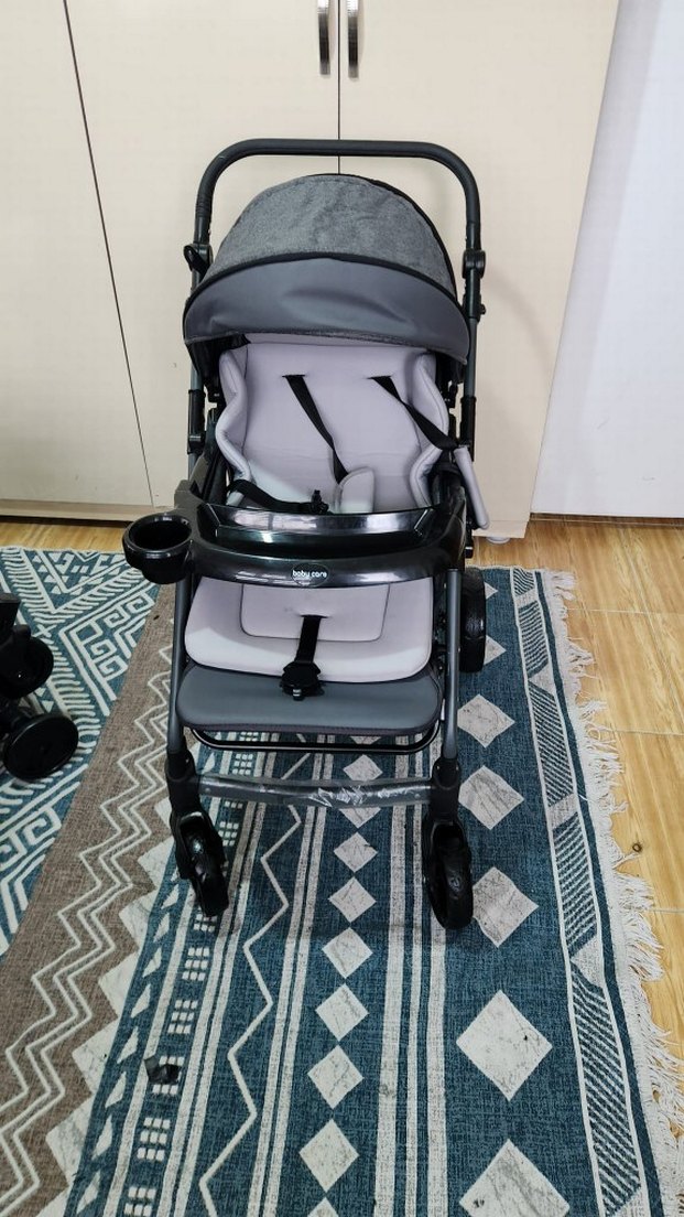 Gri Bebek Arabası - Görsel 2