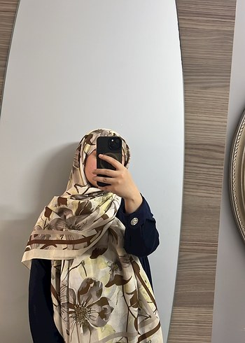 Camel Renkli Drapeli Kadın Şal