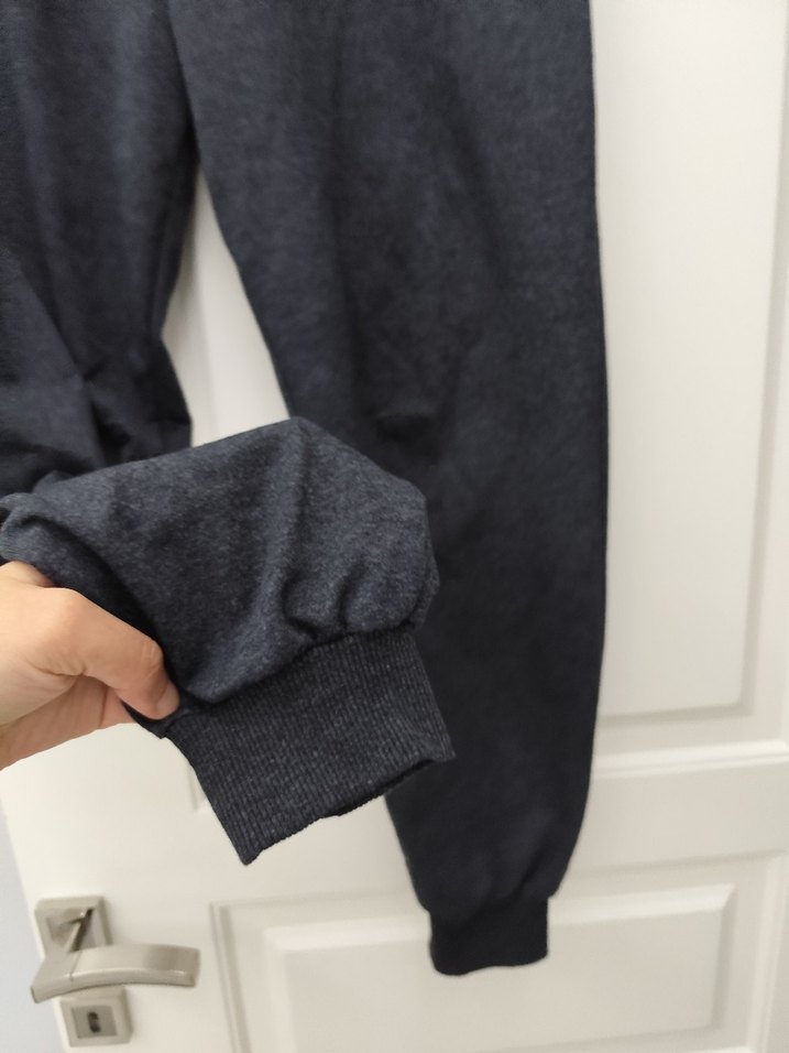 Erkek Gri Nike Eşofman Altı - Görsel 3