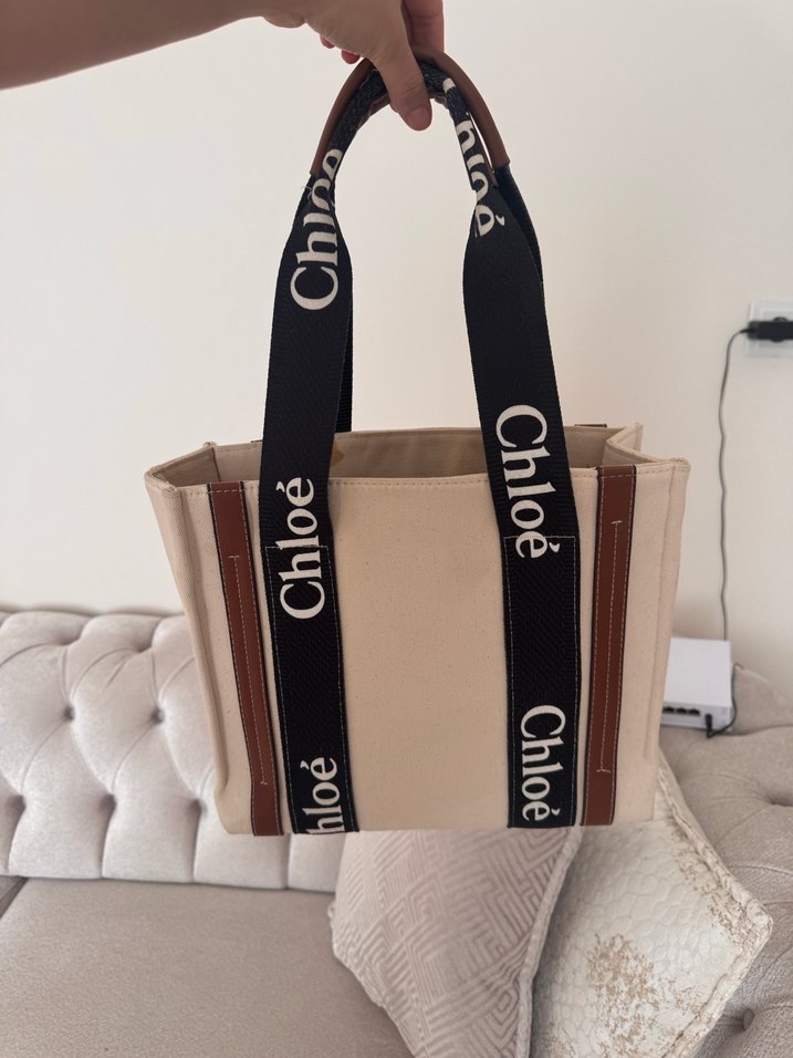 Bej Süet Chloé Omuz Çantası - Görsel 4