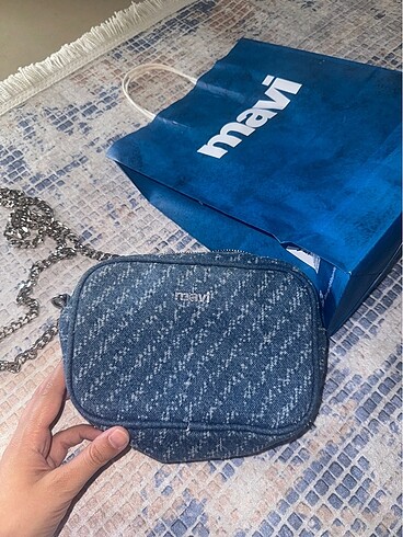 Beden Mavi marka denim kot çanta