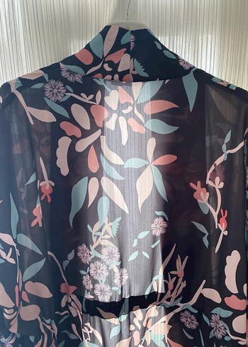 Trendyol & Milla Çiçek Desenli Uzun Bohem Kadın Kimono