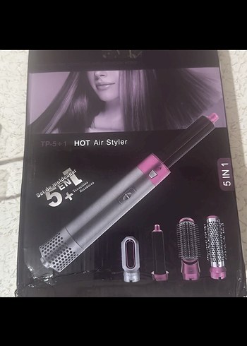 Mor 5+1 saç şekillendiricive Gri Saç Şekillendirici Seti - Görsel 3