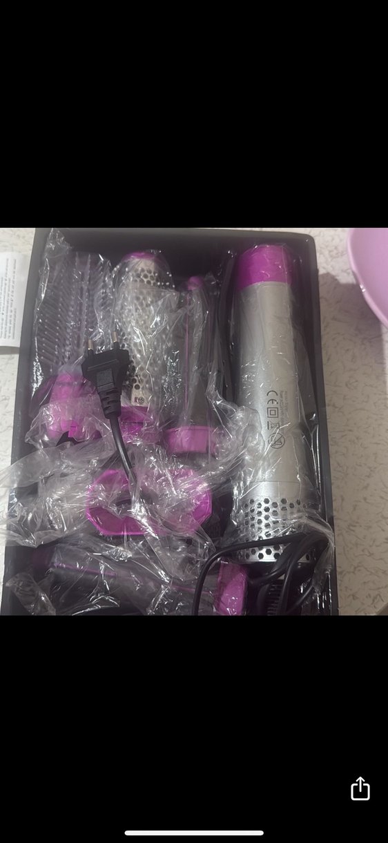 Mor 5+1 saç şekillendiricive Gri Saç Şekillendirici Seti - Görsel 2