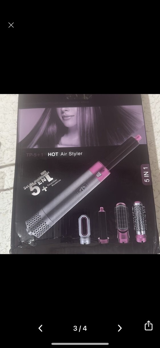 Mor 5+1 saç şekillendiricive Gri Saç Şekillendirici Seti - Görsel 3