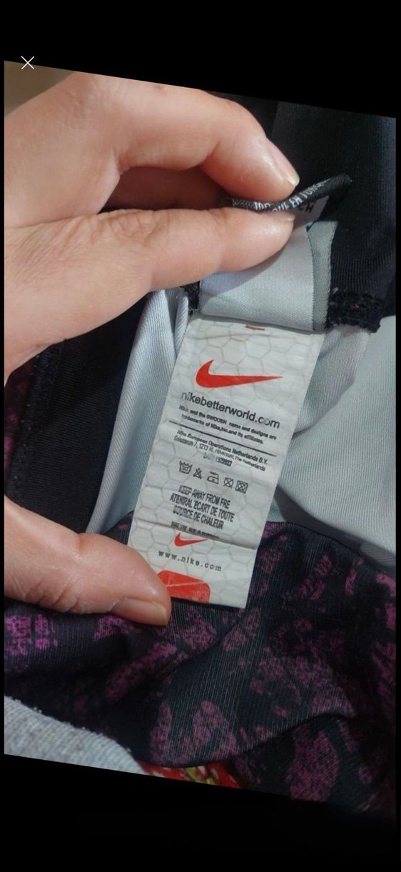 Kadın Mor Siyah Batik Desenli Spor Tayt - Görsel 5