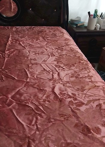 Parlak Pembe Düz Yatak Örtüsü - Görsel 3
