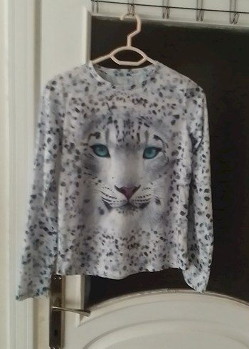 Gri Leopar Desenli Kedi Kıyafeti - Görsel 2