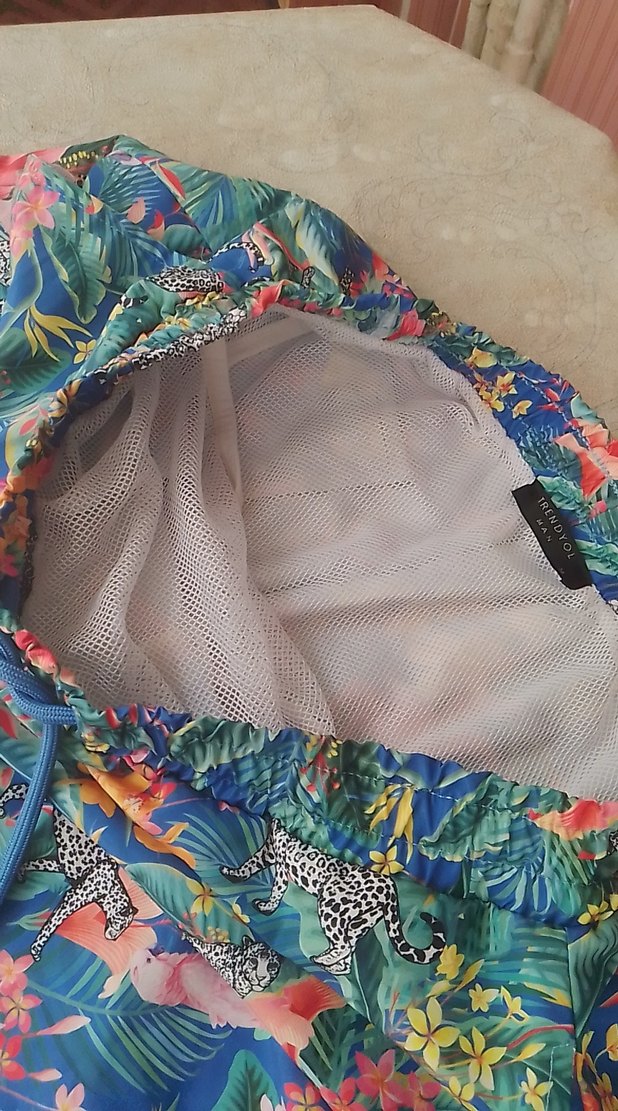 Renkli Bohem Erkek Mini Şort - Görsel 5