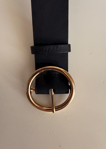 H&M Siyah Deri Kemer Minimal Ve Sik H M