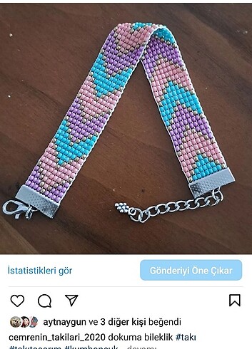 Tasarımcı dokuma bileklik