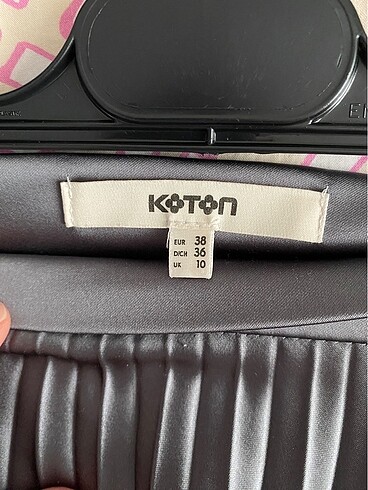 38 Beden gri Renk KOTON ETEK