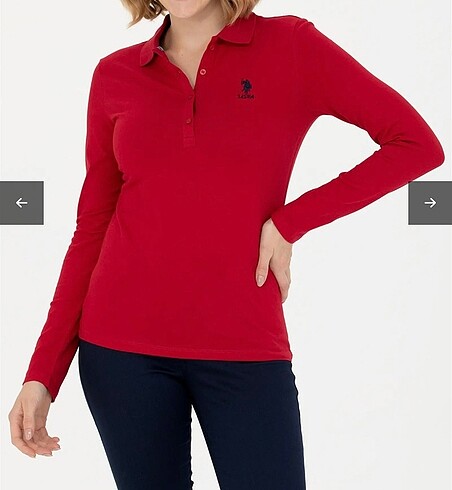 U.S Polo Assn. POLO YAKA SWEATSHİRT