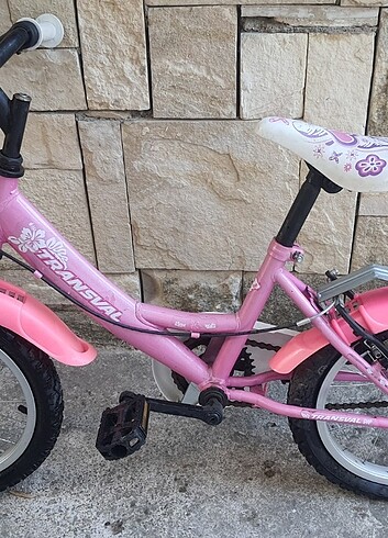 Beden pembe Renk 16 jant Transval Temiz, Sağlam Bisiklet