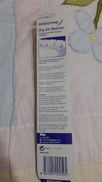 Oral-B Sensodyne diş fırçası