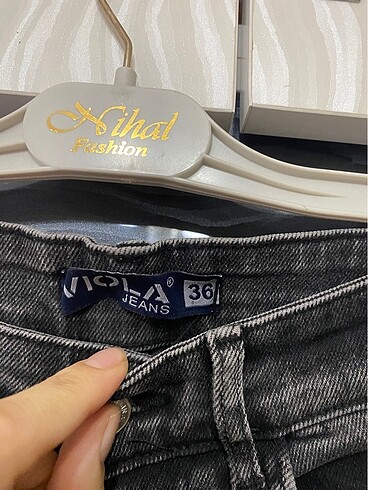 36 Beden gri Renk Jean kot