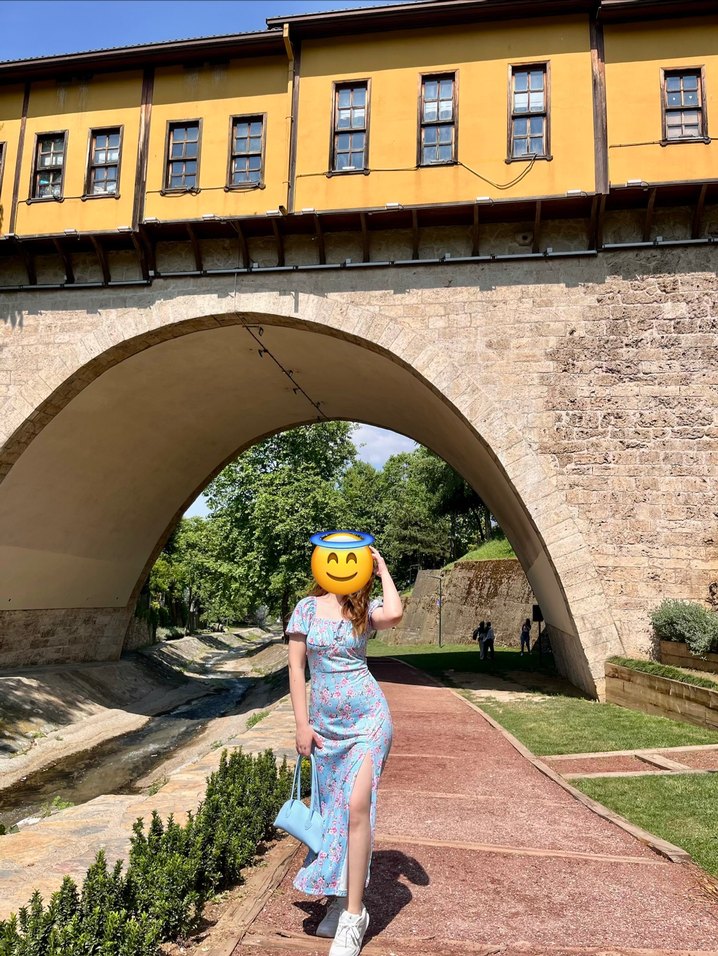 Midi boy çiçekli elbise - Görsel 2