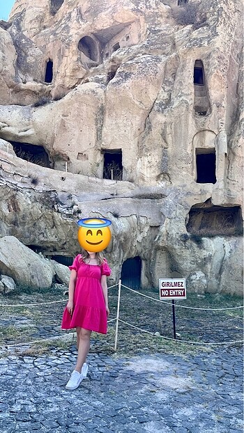 Günlük pembe elbise - Görsel 2