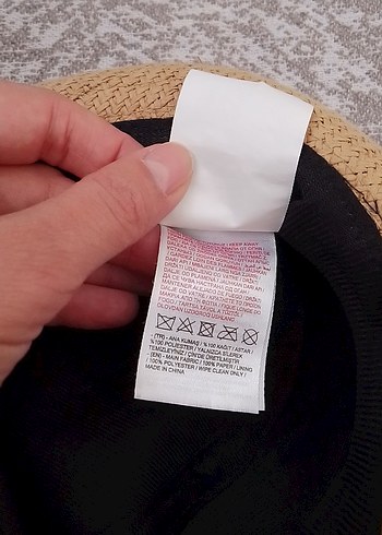 5-8 Yaş, 22 cm Beden Renkli Desenli Erkek Çocuk Hasır Şapka