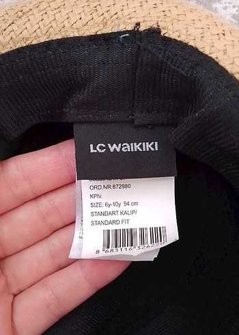 LC Waikiki Renkli Desenli Erkek Çocuk Hasır Şapka
