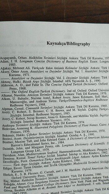 Redhouse büyük ciltli sözlük - Görsel 9