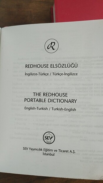 Redhouse Sözlük (orta boy) - Görsel 8