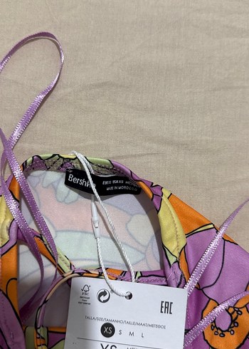 Renkli Bağcıklı Bohem Desenli Mayo - Görsel 2