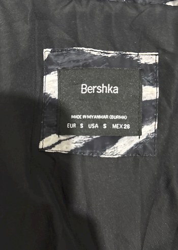 Zebra Desenli  bershka Kadın Kışlık Ceket - Görsel 3