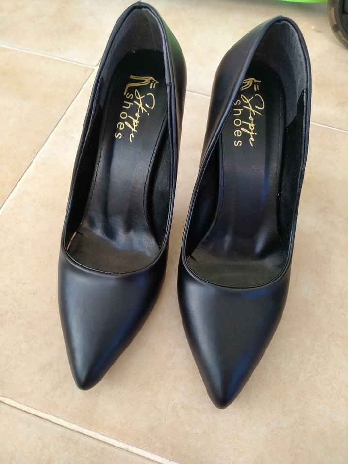 Siyah Modern Klasik Stiletto Topuklu Kadın Ayakkabı - Görsel 2