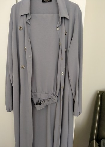 Gri Uzun Ayrobin Takım - Görsel 3