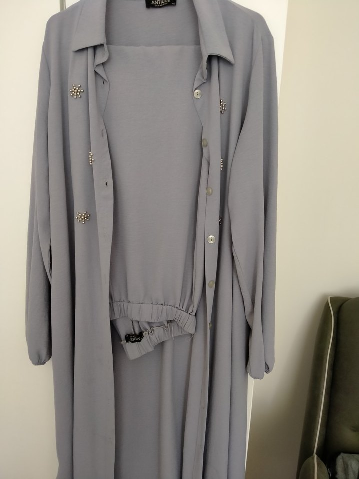 Gri Uzun Ayrobin Takım - Görsel 3