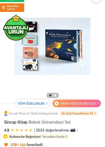 Sincap Kitap Bebek Üniversitesi 1-2
