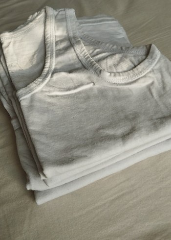 Beyaz Çocuk Atlet 7'li - Görsel 4