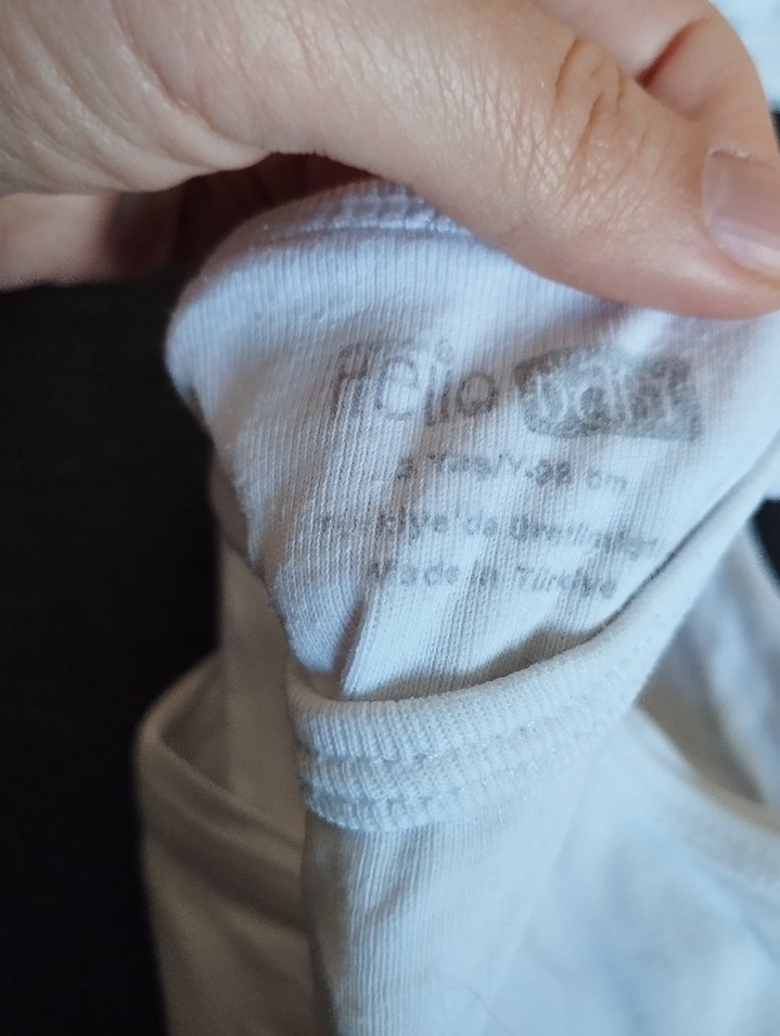 Hello Baby Beyaz Desensiz Çocuk zıbın - Görsel 2