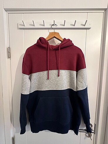 Pull and Bear Blok Renkli Sweatshirt