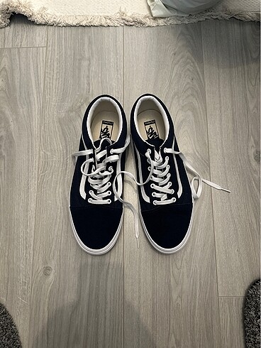 Vans Lacivert Old Skool Erkek Sneakers 47 Numara