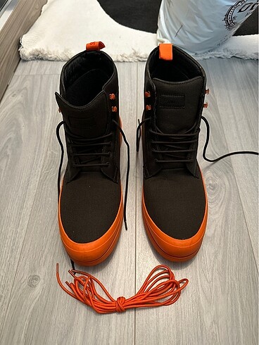 Swims Marka Kahverengi ve Turuncu Bot Sneakers 46 Numara