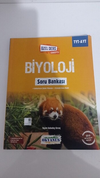 Tyt Ayt özel ders konseptli biyoloji soru Bankası 