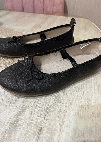 Kız Çocuk Siyah Tokalı Babet - Görsel 2