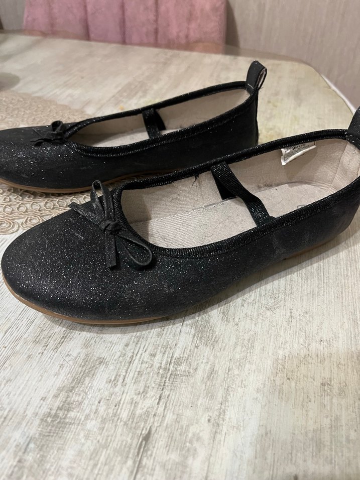 Kız Çocuk Siyah Tokalı Babet - Görsel 2