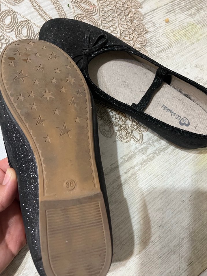 Kız Çocuk Siyah Tokalı Babet - Görsel 3